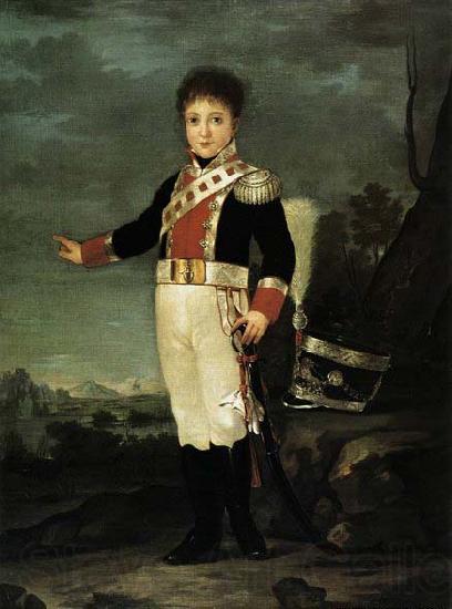 Francisco de goya y Lucientes Infante Don Sebasti